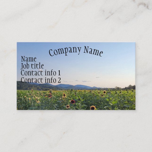 Standard, 3.5" x 2.0" Business Card (Front)