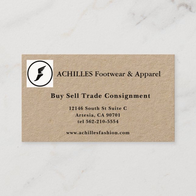 Standard, 3.5" x 2.0" Business Card (Front)