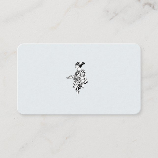 Standard, 3.5" x 2.0" Business Card : Greek Statue (Front)