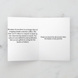 Standard, 5" x 7" Folded Greeting Card