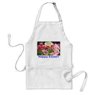 standard apron. Happy Easter. alpaca/bunny Apron