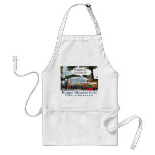 standard apron. Happy Oktoberfest! giraffe/girl Apron