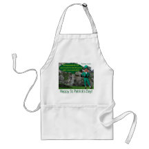 standard apron. Happy St. Patrick's Day. irish s