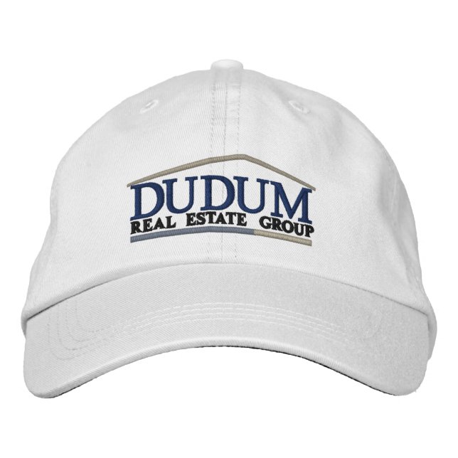 Standard Branded Ball Cap in White (Front)