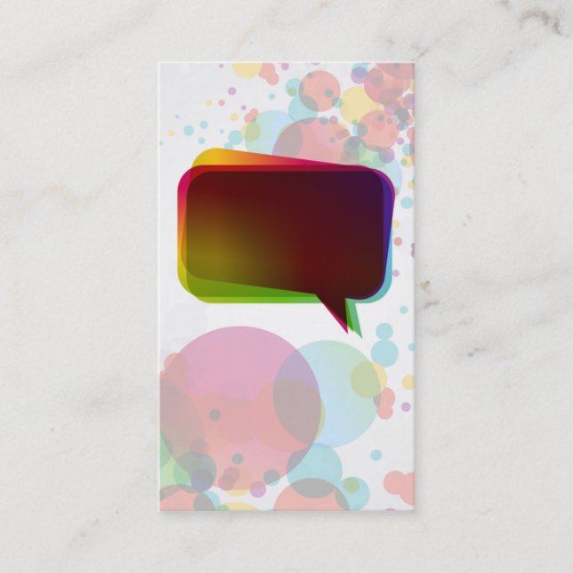 standard business card (Front)