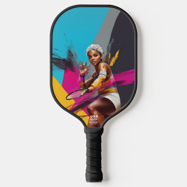 Standard, Colour: White, Cover: Remove Optional Co Pickleball Paddle (Front)