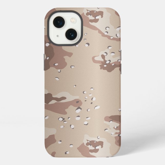 Standard Desert Camo iPhone Case (Back)