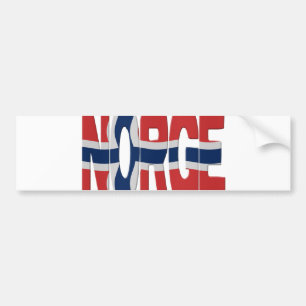 Standard flag bumper sticker