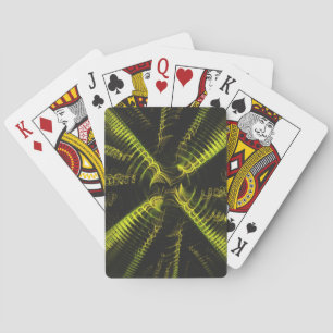 Standard Index Playing Cards Abstract Yellow/Black
