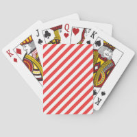 Standard Index Playing Cards Diagonal Stripes