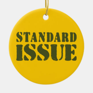 STANDARD ISSUE CERAMIC TREE DECORATION