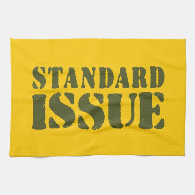 STANDARD ISSUE TEA TOWEL (Horizontal)