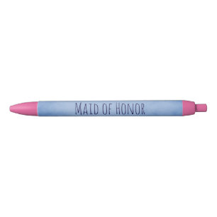 Standard Maid of Honour Black Ink Pen
