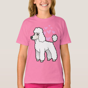 Standard/Miniature/Toy Poodle Love (puppy cut) T-Shirt