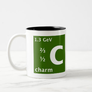 Standard Model (charm quark) Two-Tone Coffee Mug