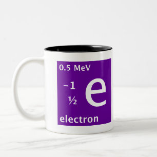 Standard Model (electron) Two-Tone Coffee Mug
