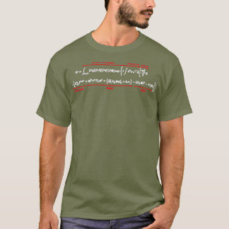 Standard Model Equation Physics Theory Higgs T-Shirt