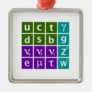 Standard Model Metal Tree Decoration
