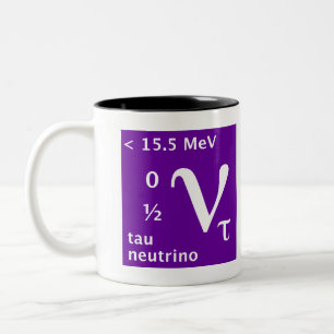Standard Model (tau neutrino) Two-Tone Coffee Mug