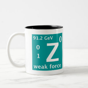 Standard Model (z weak force) Two-Tone Coffee Mug