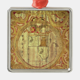 Standard of Francisco Pizarro Metal Tree Decoration