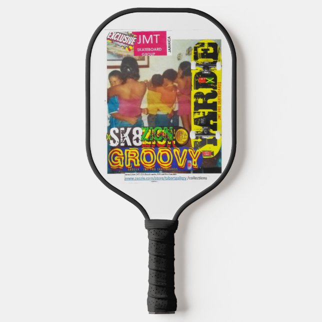 Standard Pickleball Paddle, Colour: Black, Cover:  Paddle (Front)