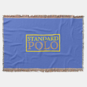 "STANDARD POLO" THROW BLANKET