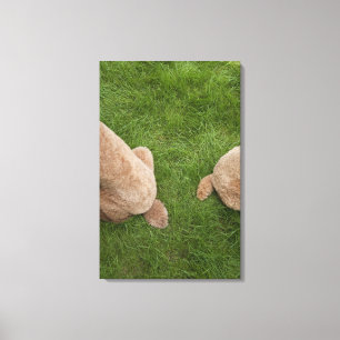 standard poodle 5 canvas print