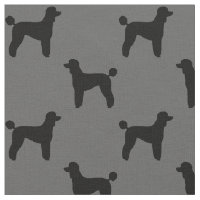 Standard Poodle Dog Silhouettes Pattern