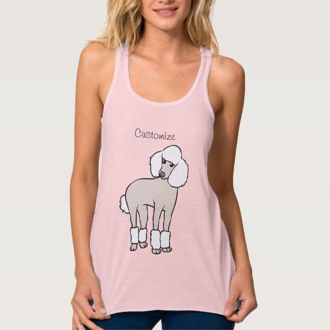 Standard Poodle Dog Thunder_Cove Singlet (Front)