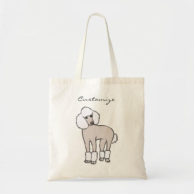 Standard Poodle Dog Thunder_Cove Tote Bag (Front)