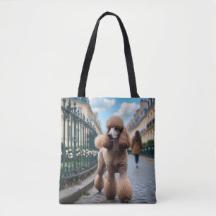 Standard Poodle Elegant Shoulder Tote Bag