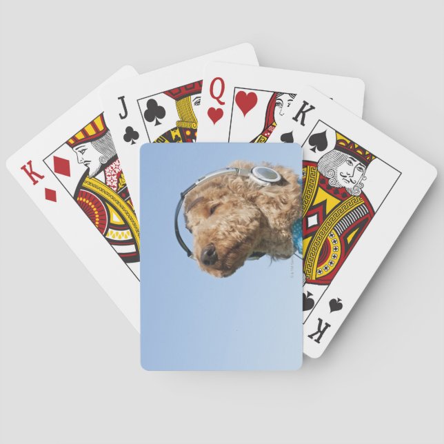Standard Poodle Playing Cards (Back)
