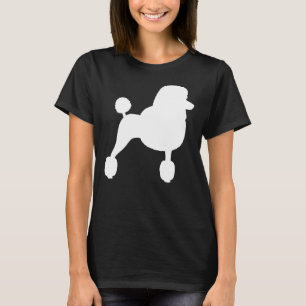 Standard Poodle Silhouette With Fancy Haircut T-Shirt