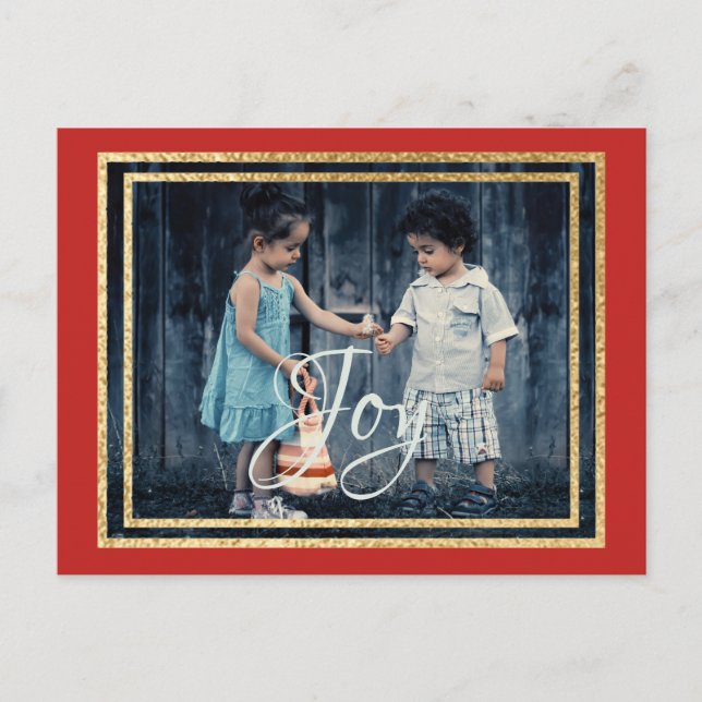 Standard Postcard Christmas Reds/Greens Inks (Front)