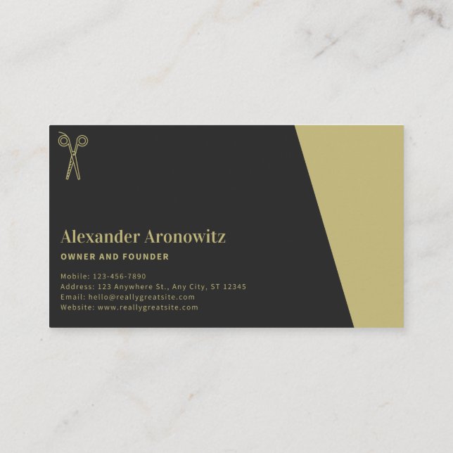 Standard Professional Business Card (Back)