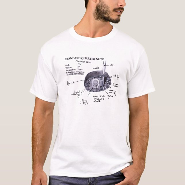Standard Quarter Note T-Shirt (Front)