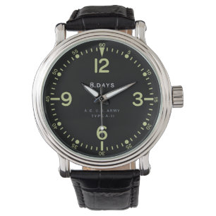 Standard Retro U.S. Army Aircraft Clock Watch