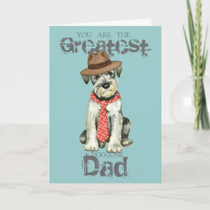 Standard Schnauzer Dad Card