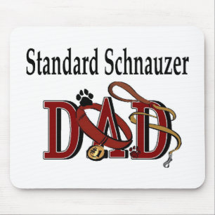 Standard Schnauzer Dad Gifts Mouse Pad
