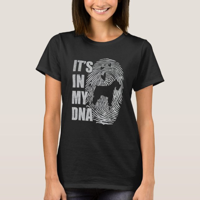 Standard Schnauzer DNA Dog Mum Dad Dog T-Shirt (Front)