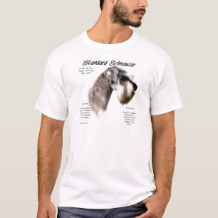 Standard Schnauzer History Design T-Shirt
