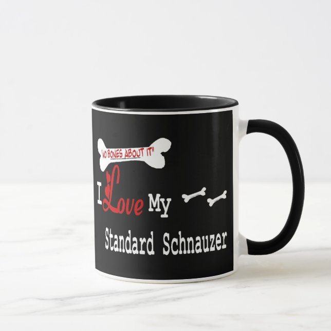 Standard Schnauzer (I Love) Mug (Right)