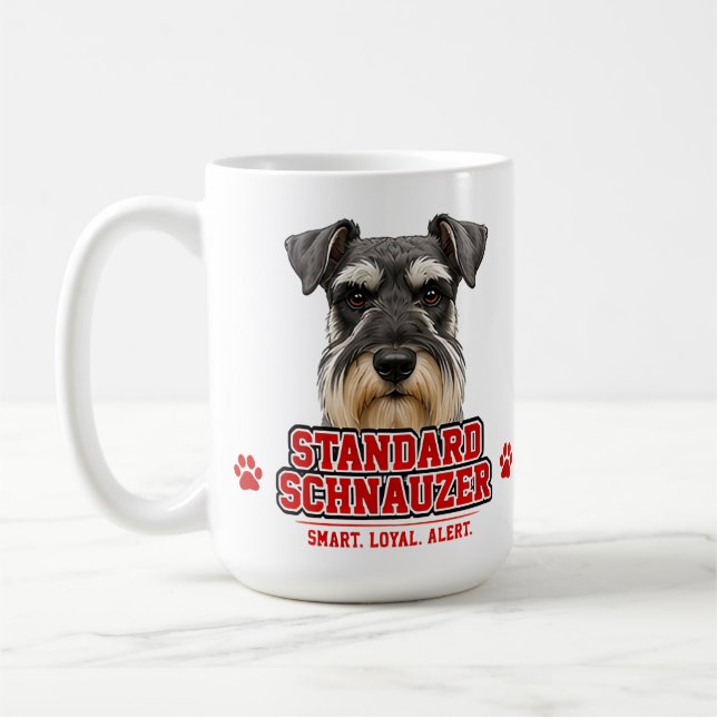 🐾 Standard Schnauzer Lover Pride 🐾 Coffee Mug (Left)
