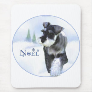 Standard Schnauzer Noel Mouse Pad