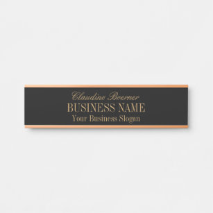 Standard Size Name Plate Crafter Artist Business