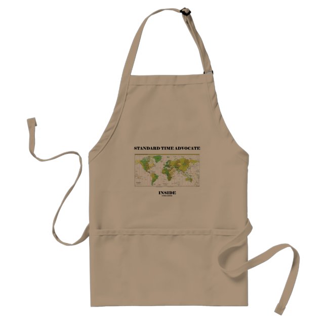 Standard Time Advocate Inside (Time Zone Map) Apron (Front)