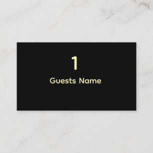 Standard Wedding Place Card Size