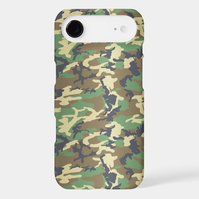 Standard Woodland Camo Case-Mate iPhone Case (Back)