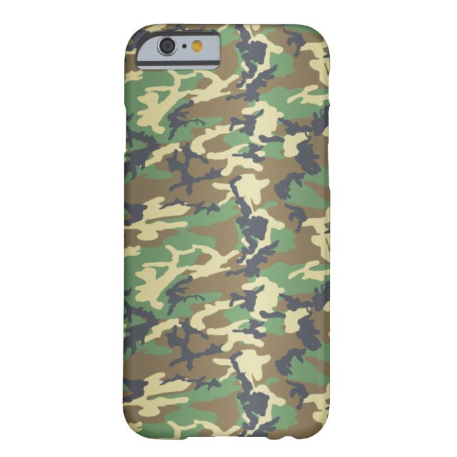Standard Woodland Camo Case-Mate iPhone Case (Back)